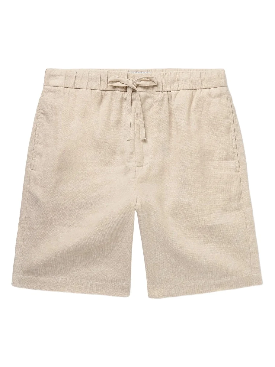 Felipe Straight-Leg Linen and Cotton-Blend Drawstring Shorts - Men Felipe Straight-Leg Linen and Cotton-Blend Drawstring Shorts - Men