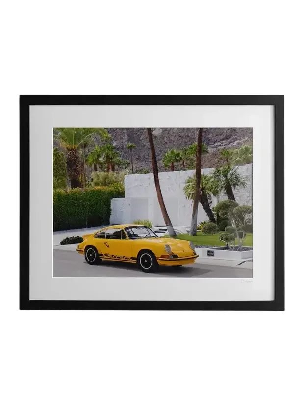 Sonic Editions Framed 2024 Porsche CarreraPS in Palm Springs Print, 16" x 20" - Men