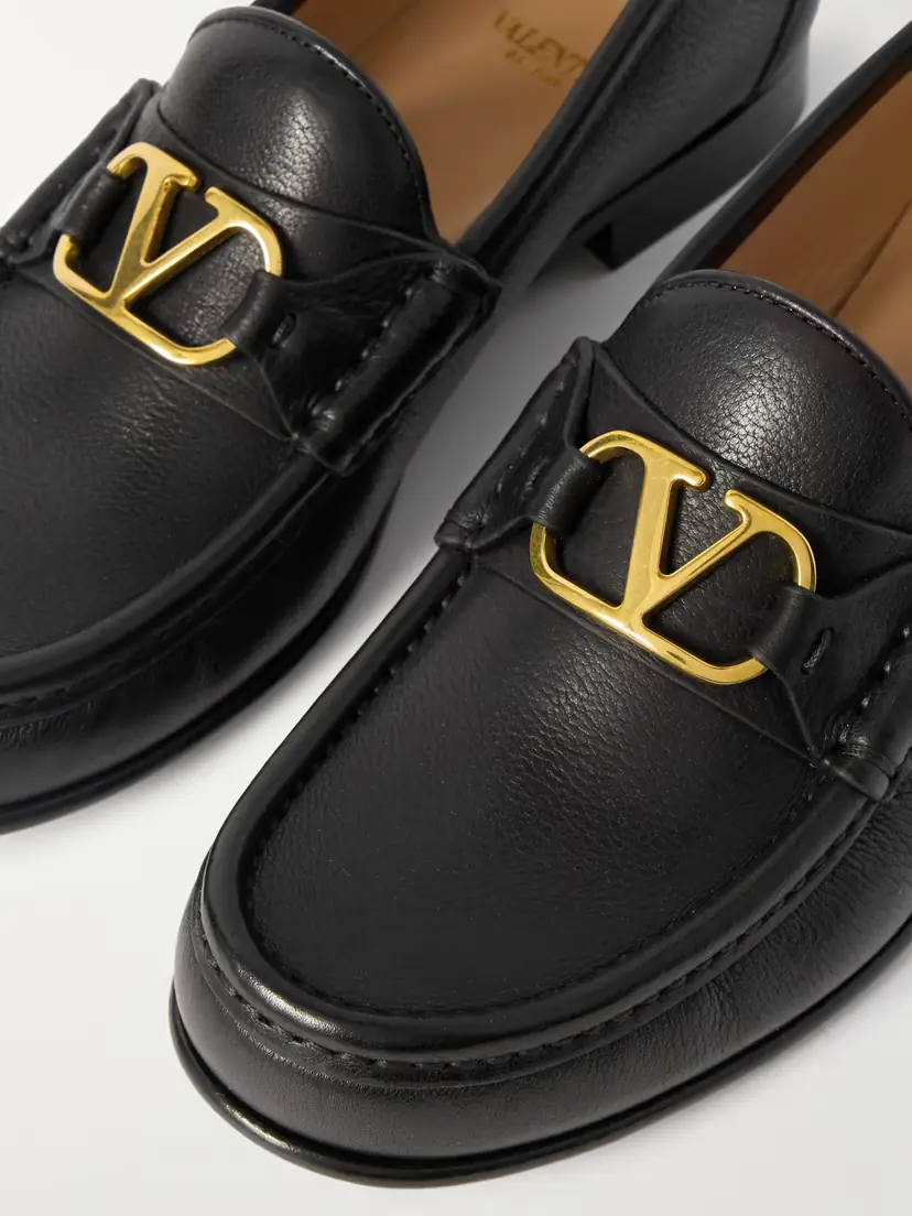 Valentino Garavani Vlogo Signature 20 Leather Loafers | Thumbnail 4
