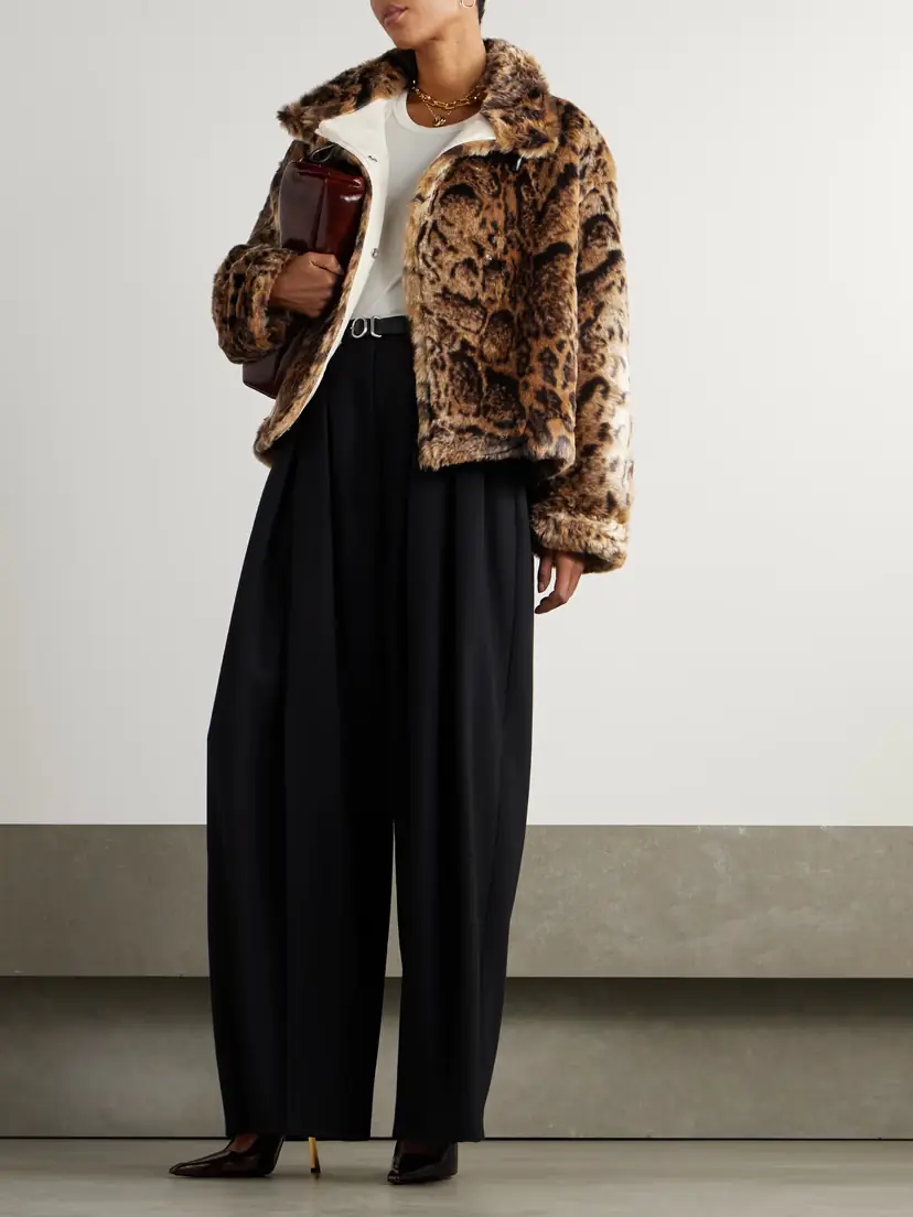 Jacquemus Fernando Leopard-print Plush Fabric Jacket | Thumbnail 2