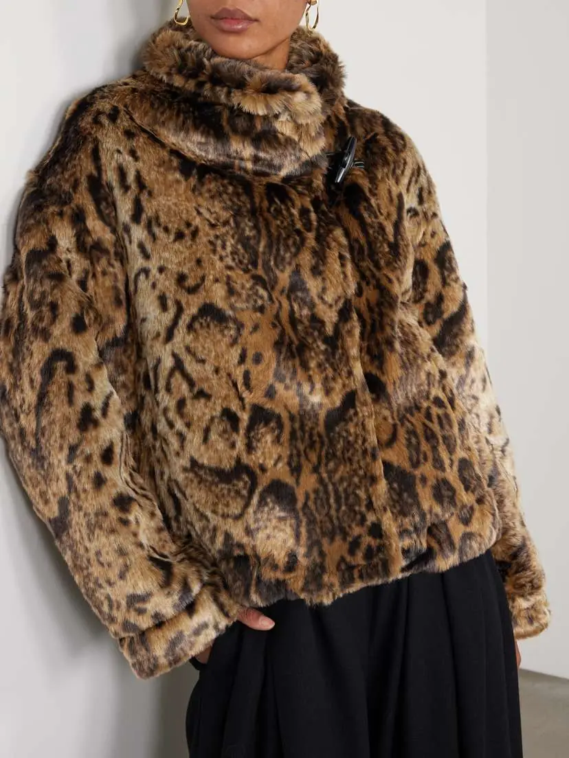Jacquemus Fernando Leopard-print Plush Fabric Jacket | Thumbnail 3