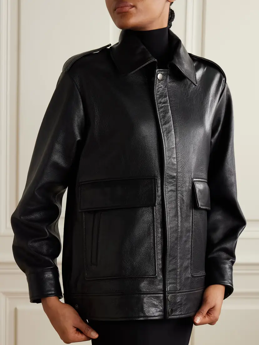 Nour Hammour Drey Leather Biker Jacket | Thumbnail 3 Nour Hammour Drey Leather Biker Jacket | Thumbnail 3