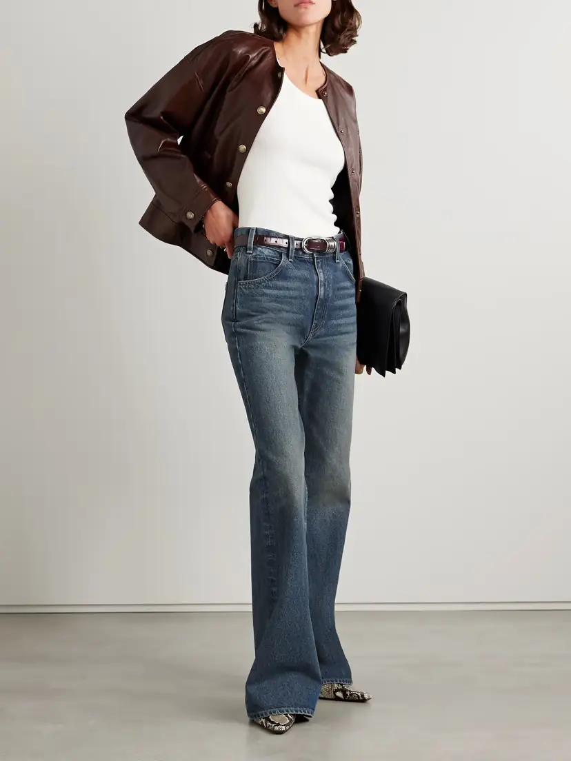 Nili Lotan Roe Mid-rise Flared Jeans | Thumbnail 2