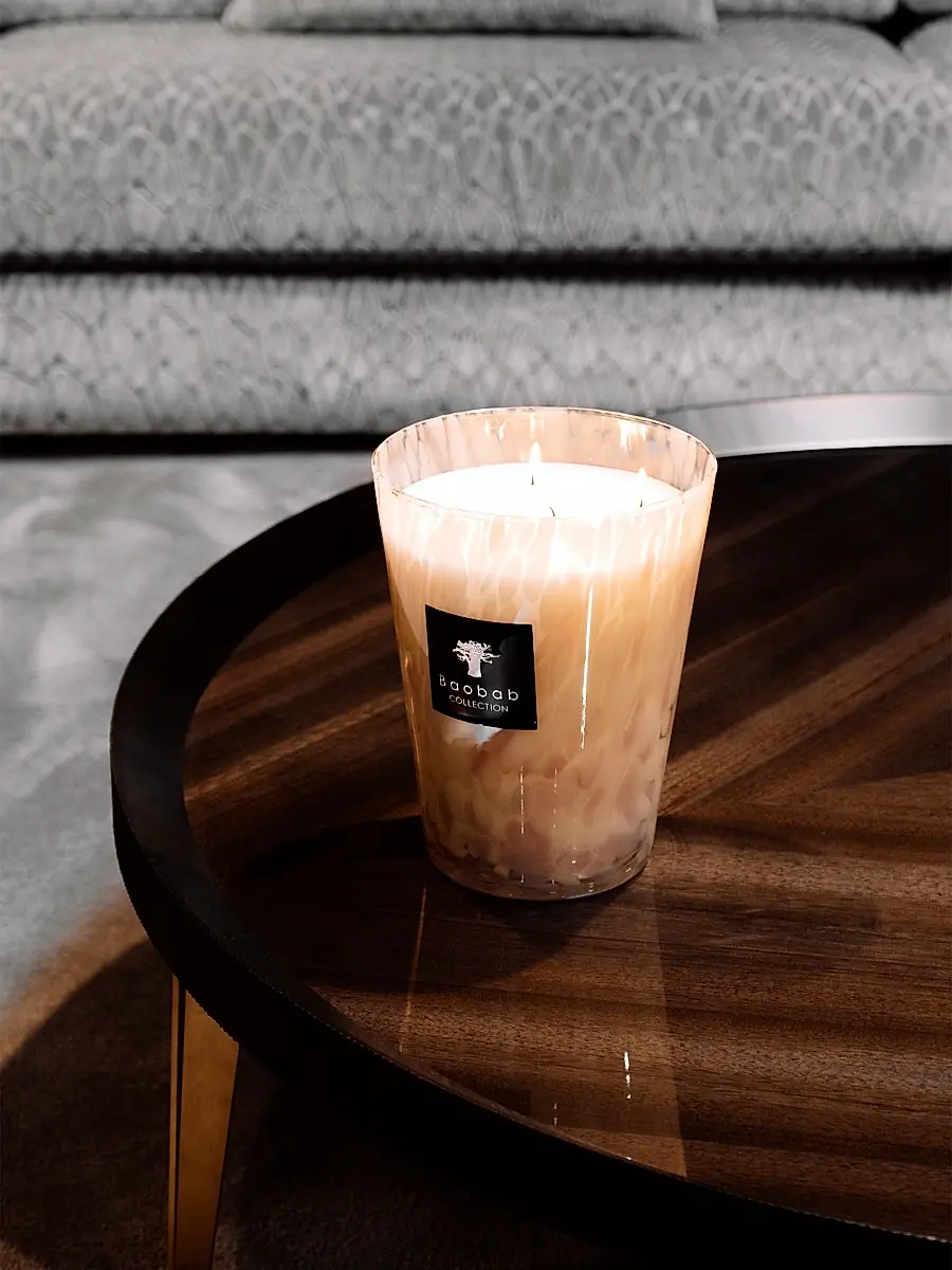 Baobab Unisex Pearls White Pearl Candle | Thumbnail 3