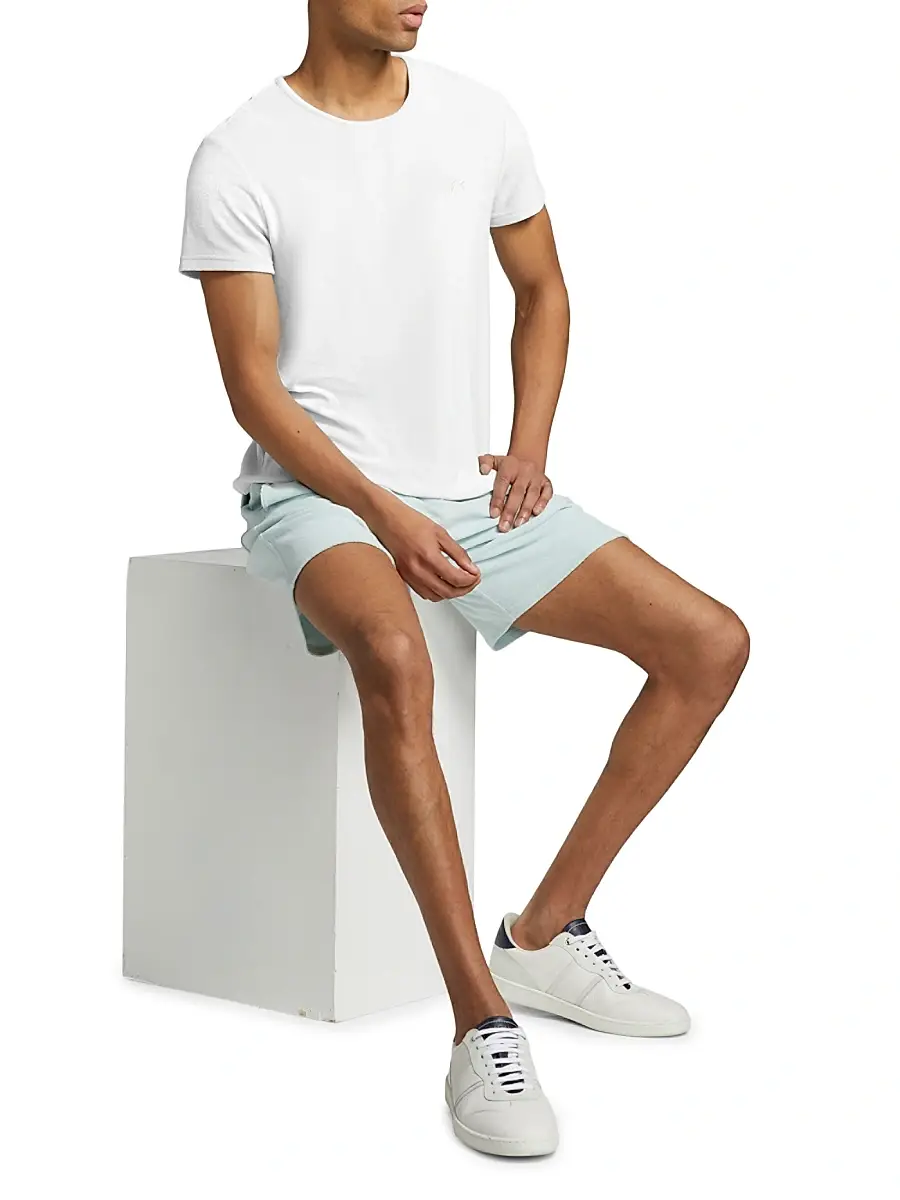 Vilebrequin Men's Terry Cotton-Blend Crewneck T-shirt | Thumbnail 2