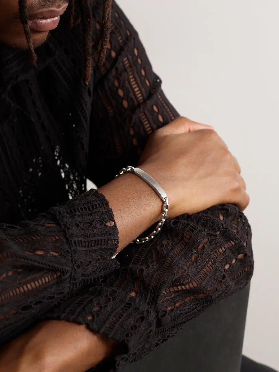 David Yurman Streamline® Brushed Sterling Silver ID Bracelet - Men | Thumbnail 2 David Yurman Streamline® Brushed Sterling Silver ID Bracelet - Men | Thumbnail 2