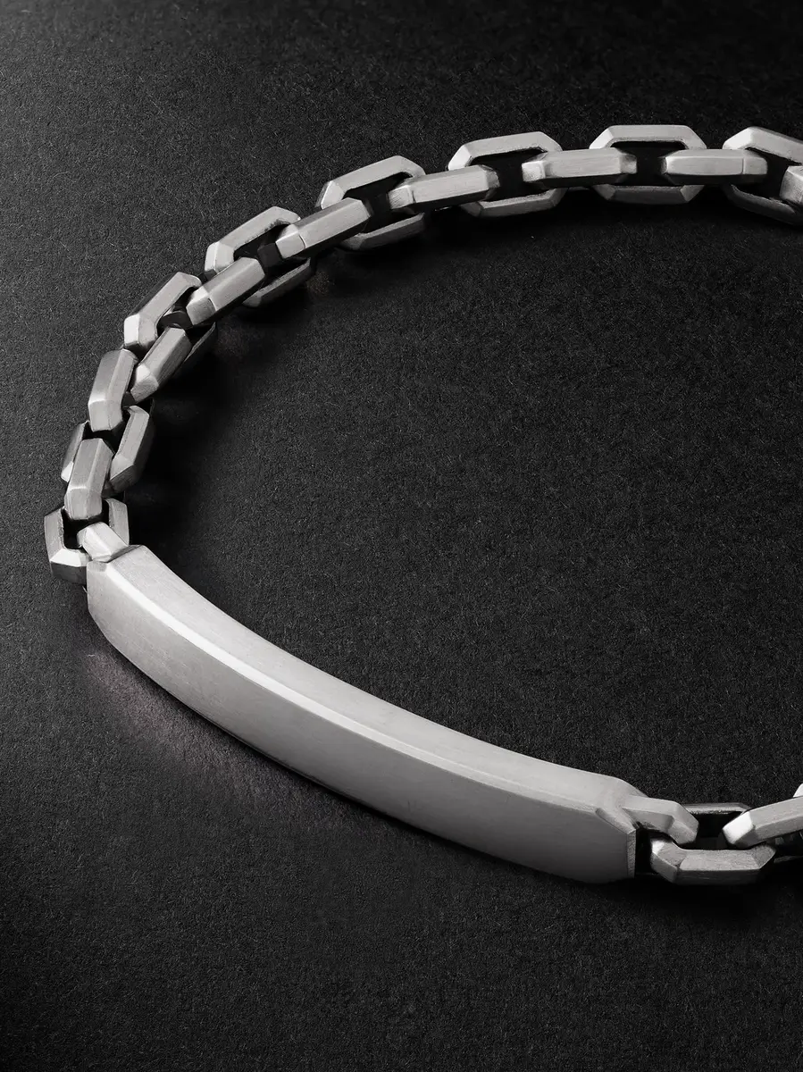 David Yurman Streamline® Brushed Sterling Silver ID Bracelet - Men | Thumbnail 4 David Yurman Streamline® Brushed Sterling Silver ID Bracelet - Men | Thumbnail 4