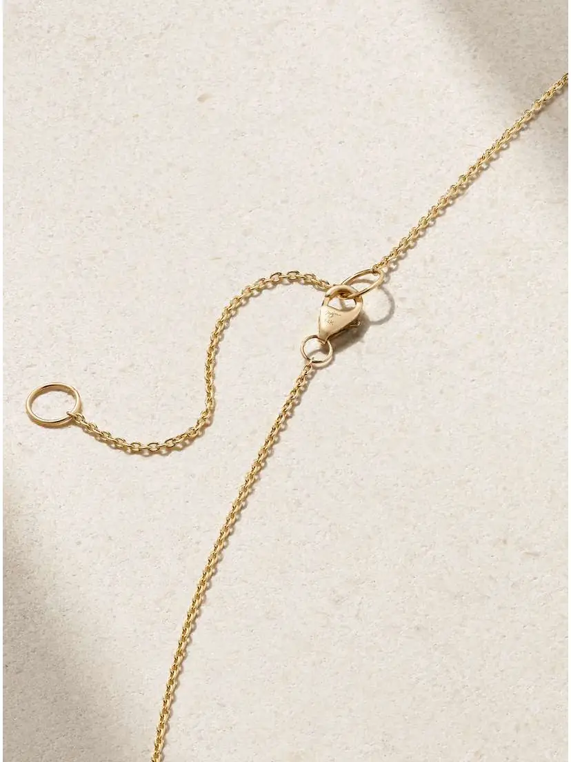 Melissa Joy Manning 14-karat Recycled Gold, Labradorite And Herkimer Diamond Necklace | Thumbnail 3 Melissa Joy Manning 14-karat Recycled Gold, Labradorite And Herkimer Diamond Necklace | Thumbnail 3