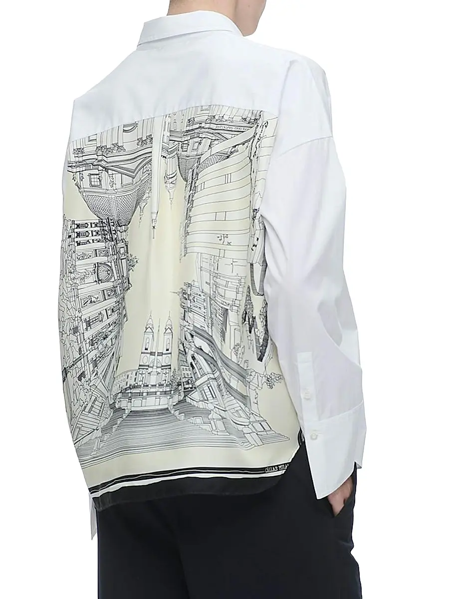 CALLAS MILANO Women's Sirene Scarf Back Shirt | Thumbnail 4