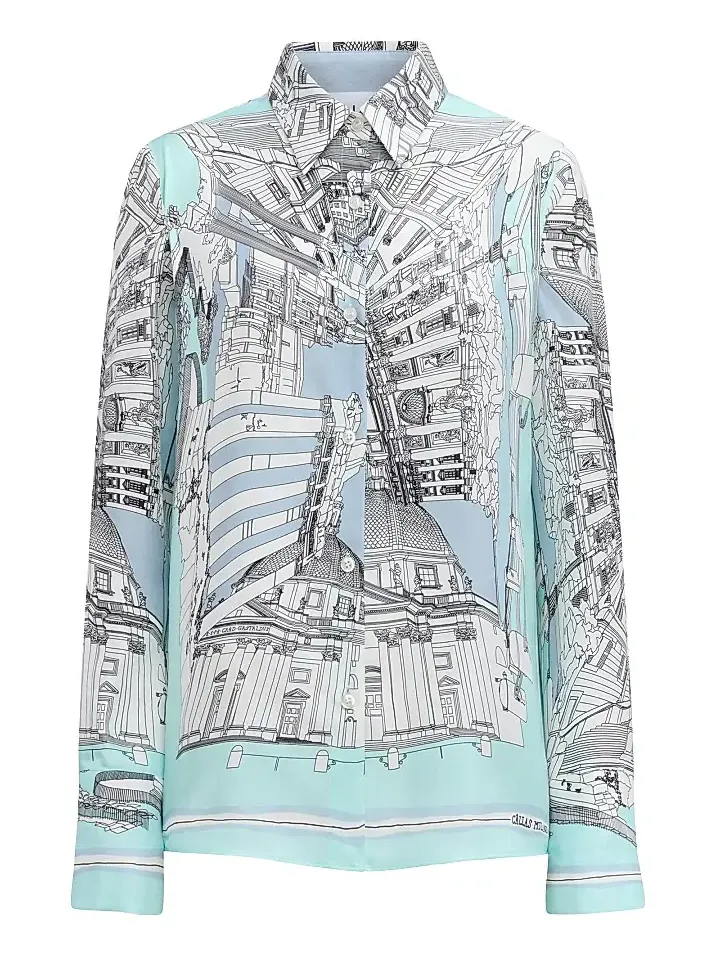 Women's Cameron Rome Scarf Shirt