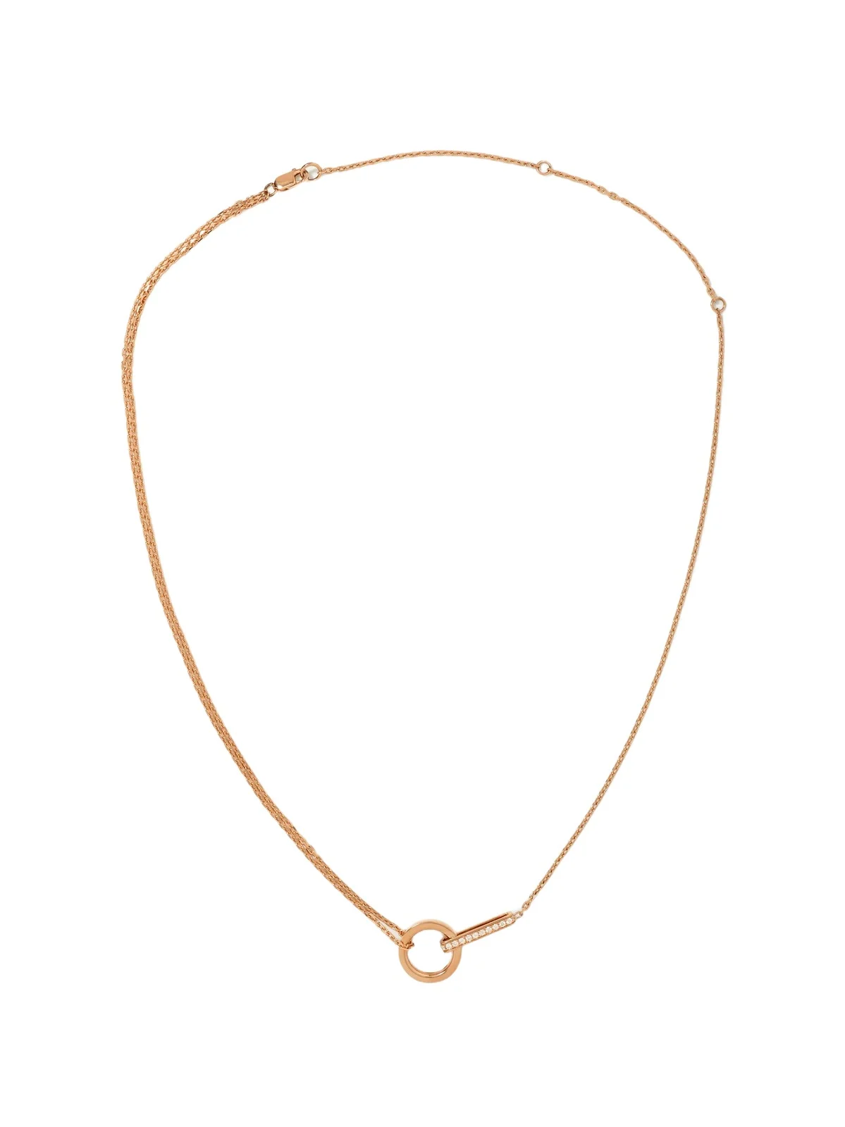 Repossi Berbère 18-karat Rose Gold Diamond Necklace