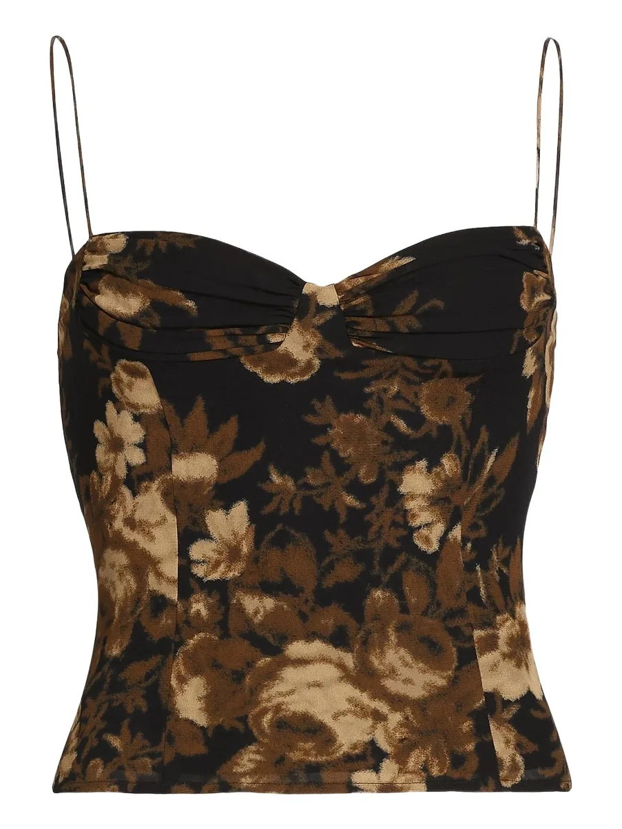 Women's Pixie Printed Sweetheart Top Women's Pixie Printed Sweetheart Top