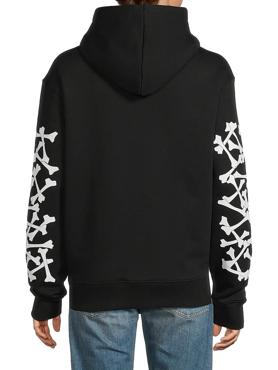 AMIRI Men's Bones Stacked Hoodie | Thumbnail 5