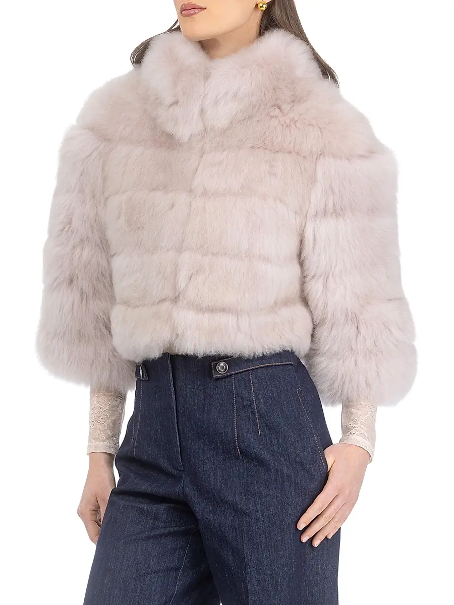 Gorski Women's Merinillo Shearling Lamb Bolero | Thumbnail 3 Gorski Women's Merinillo Shearling Lamb Bolero | Thumbnail 3