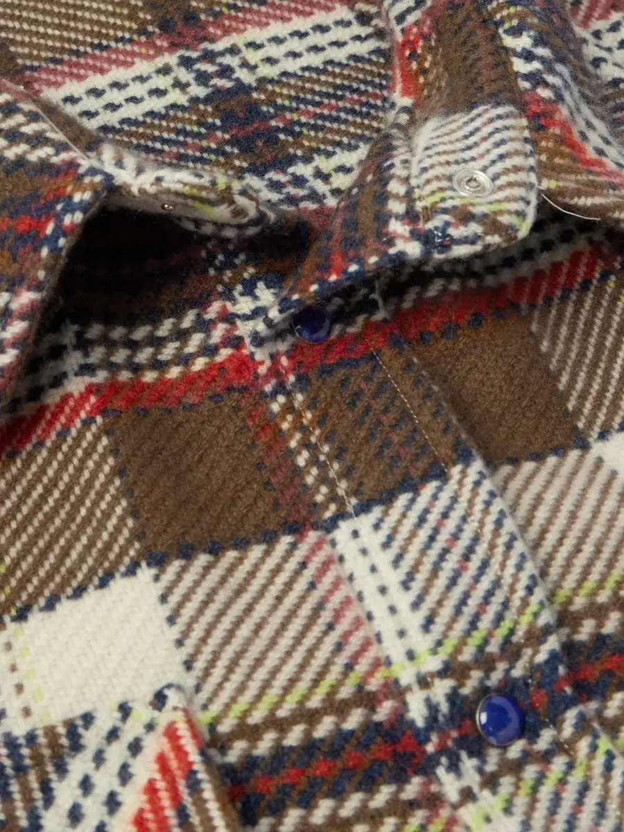God’s True Cashmere Distressed Checked Cashmere Shirt - Men | Thumbnail 4 God’s True Cashmere Distressed Checked Cashmere Shirt - Men | Thumbnail 4