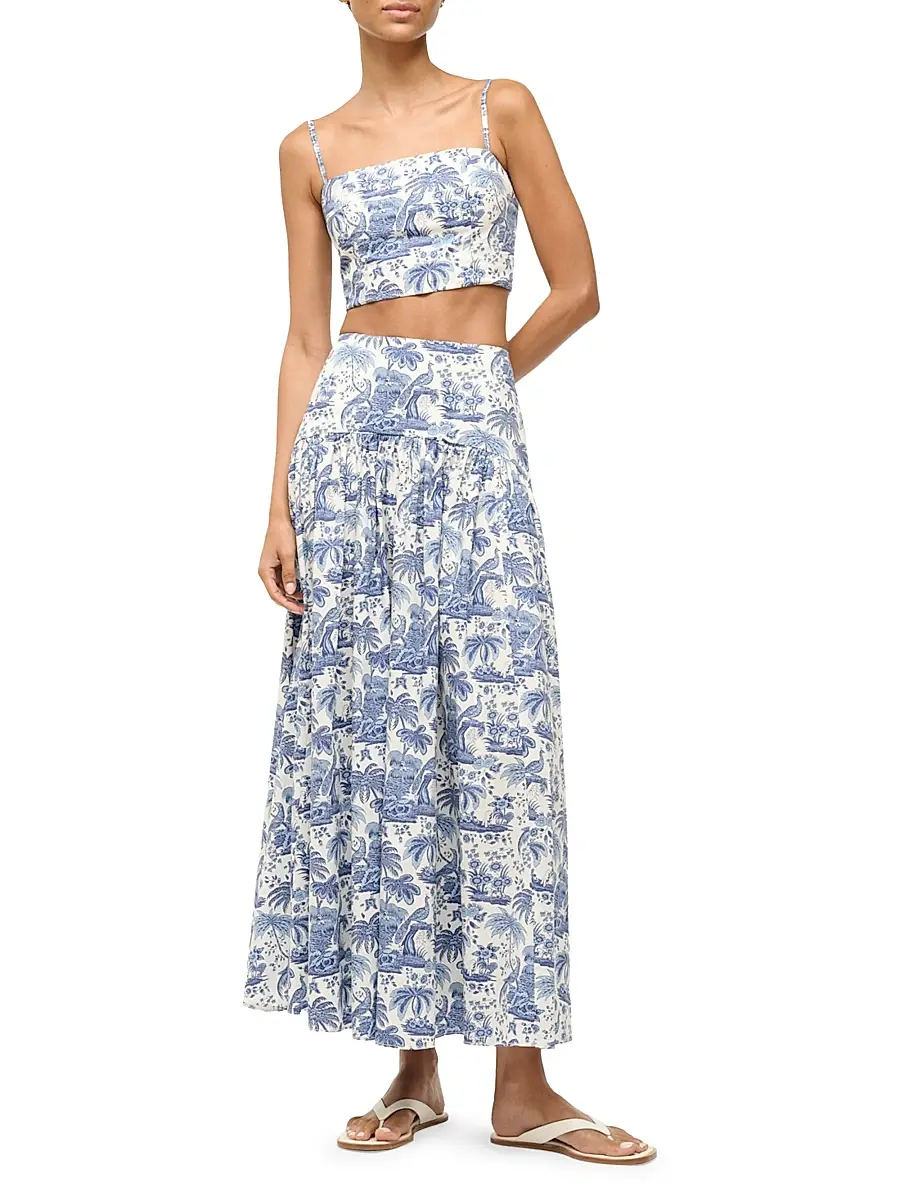 Staud Women's Federico Crop Tank | Thumbnail 2 Staud Women's Federico Crop Tank | Thumbnail 2