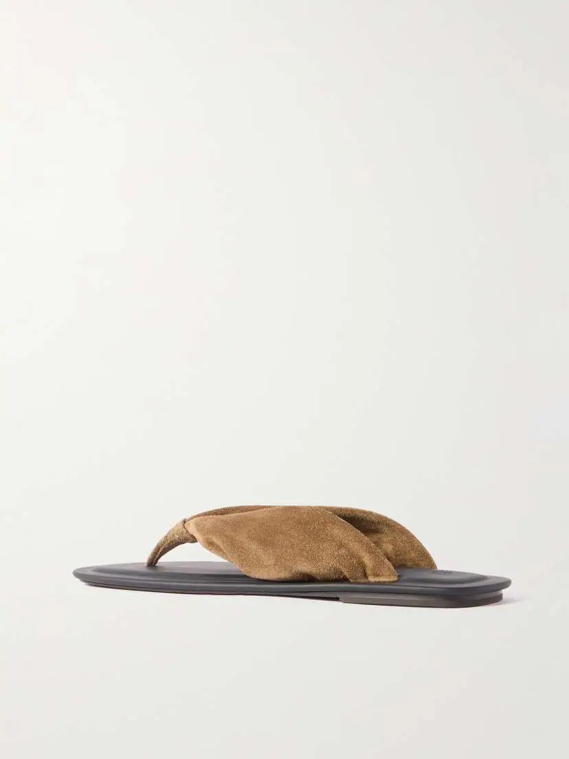 Brunello Cucinelli Suede Sandals | Thumbnail 3 Brunello Cucinelli Suede Sandals | Thumbnail 3