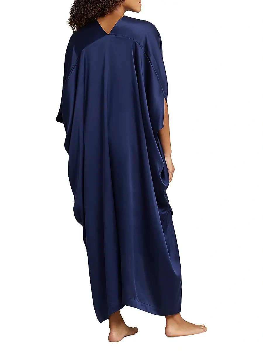 Polo Ralph Lauren Women's Heritage Silk Kaftan | Thumbnail 4 Polo Ralph Lauren Women's Heritage Silk Kaftan | Thumbnail 4