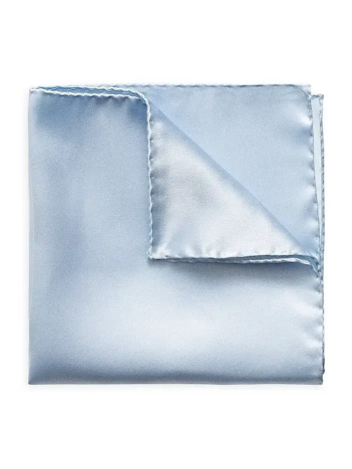 Men's Silk Charmeuse Pocket Square Men's Silk Charmeuse Pocket Square