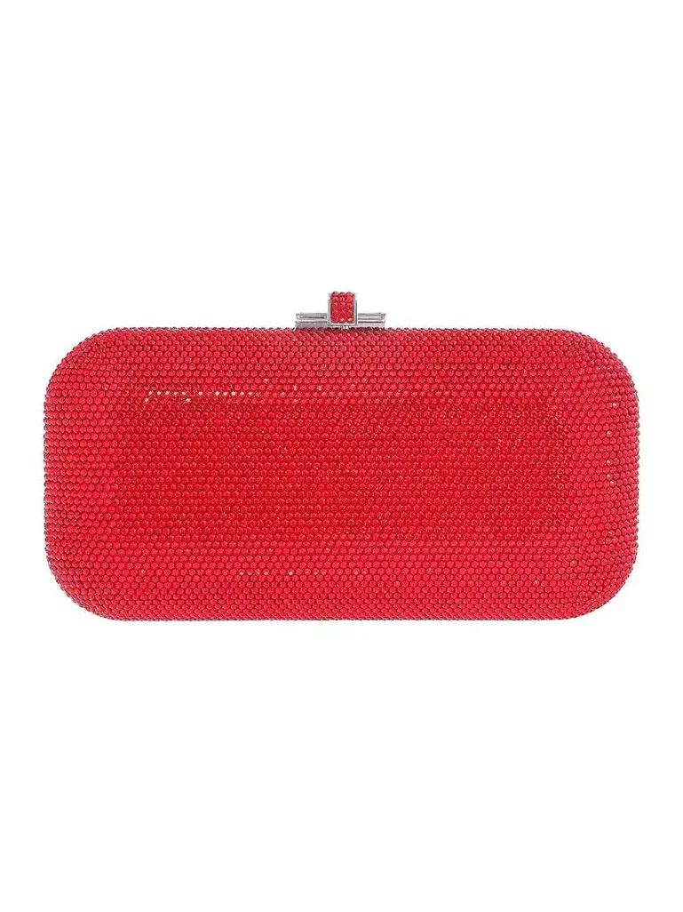 Judith Leiber Long Slide Clutch - Light Siam