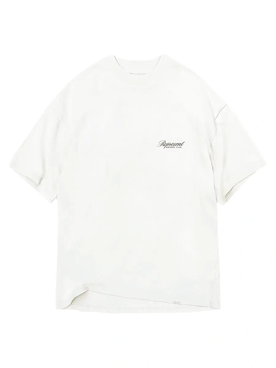 Represent Men's Owners Club Script T-Shirt - Vintage Grey | Thumbnail 8 Represent Men's Owners Club Script T-Shirt - Vintage Grey | Thumbnail 8