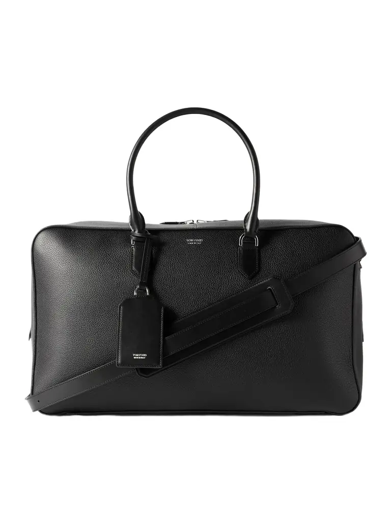 Tom Ford Elliot Full-Grain Leather Weekend Bag - Men | Image 1 Tom Ford Elliot Full-Grain Leather Weekend Bag - Men | Image 1
