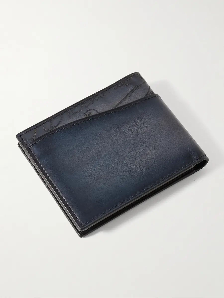 Berluti Makore Neo Scritto Venezia Leather Billfold Wallet - Men | Thumbnail 2 Berluti Makore Neo Scritto Venezia Leather Billfold Wallet - Men | Thumbnail 2