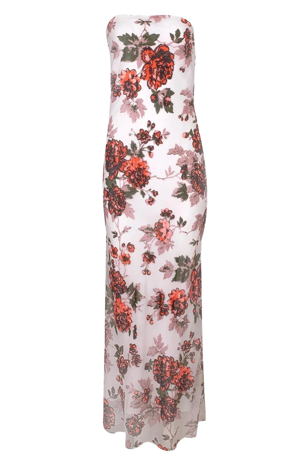 Floral Strapless Gown Floral Strapless Gown