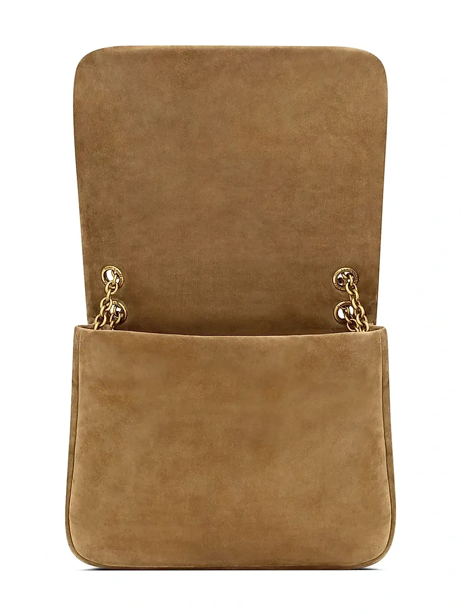 Saint Laurent Women's Jamie 4.3 Shoulder Bag in Suede - Golden Leaf | Thumbnail 3