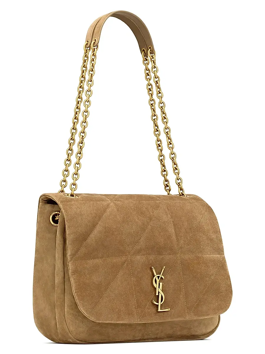Saint Laurent Women's Jamie 4.3 Shoulder Bag in Suede - Golden Leaf | Thumbnail 5