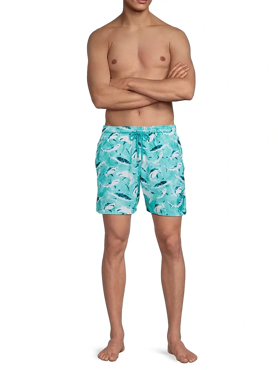 Vilebrequin Men's Requins Shark Swim Shorts | Thumbnail 2 Vilebrequin Men's Requins Shark Swim Shorts | Thumbnail 2