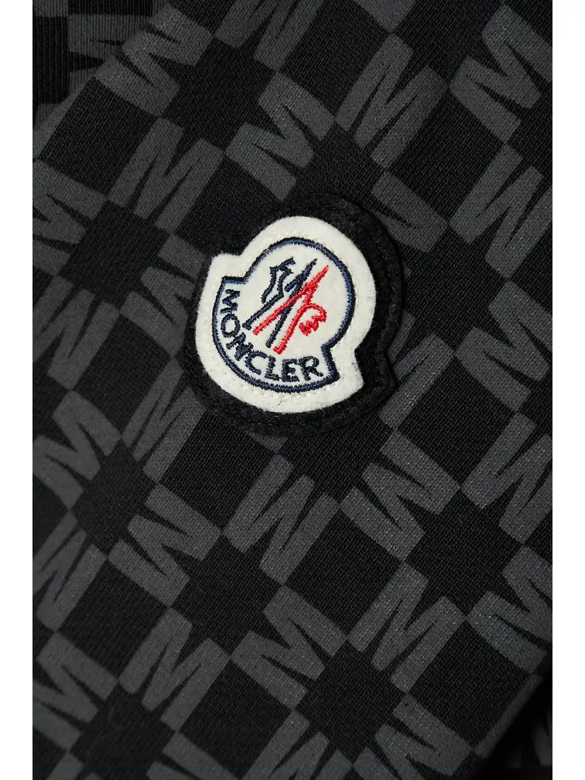 Moncler Printed Cotton Hoodie | Thumbnail 4 Moncler Printed Cotton Hoodie | Thumbnail 4