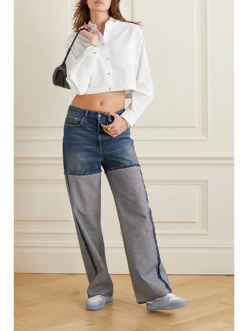 Moncler Cropped Cotton-poplin Shirt | Thumbnail 2