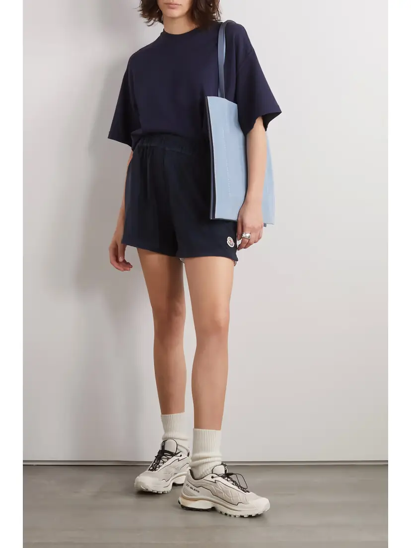 Moncler Cotton-blend Terry Shorts | Thumbnail 2 Moncler Cotton-blend Terry Shorts | Thumbnail 2