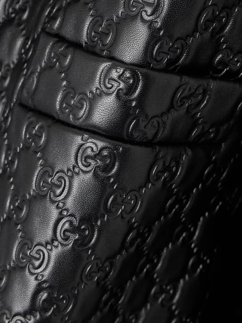 Gucci Debossed Leather Jacket | Thumbnail 5 Gucci Debossed Leather Jacket | Thumbnail 5