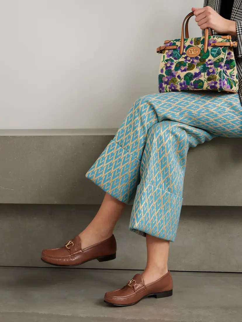 Valentino Garavani Vlogo Signature 20 Leather Loafers | Thumbnail 2