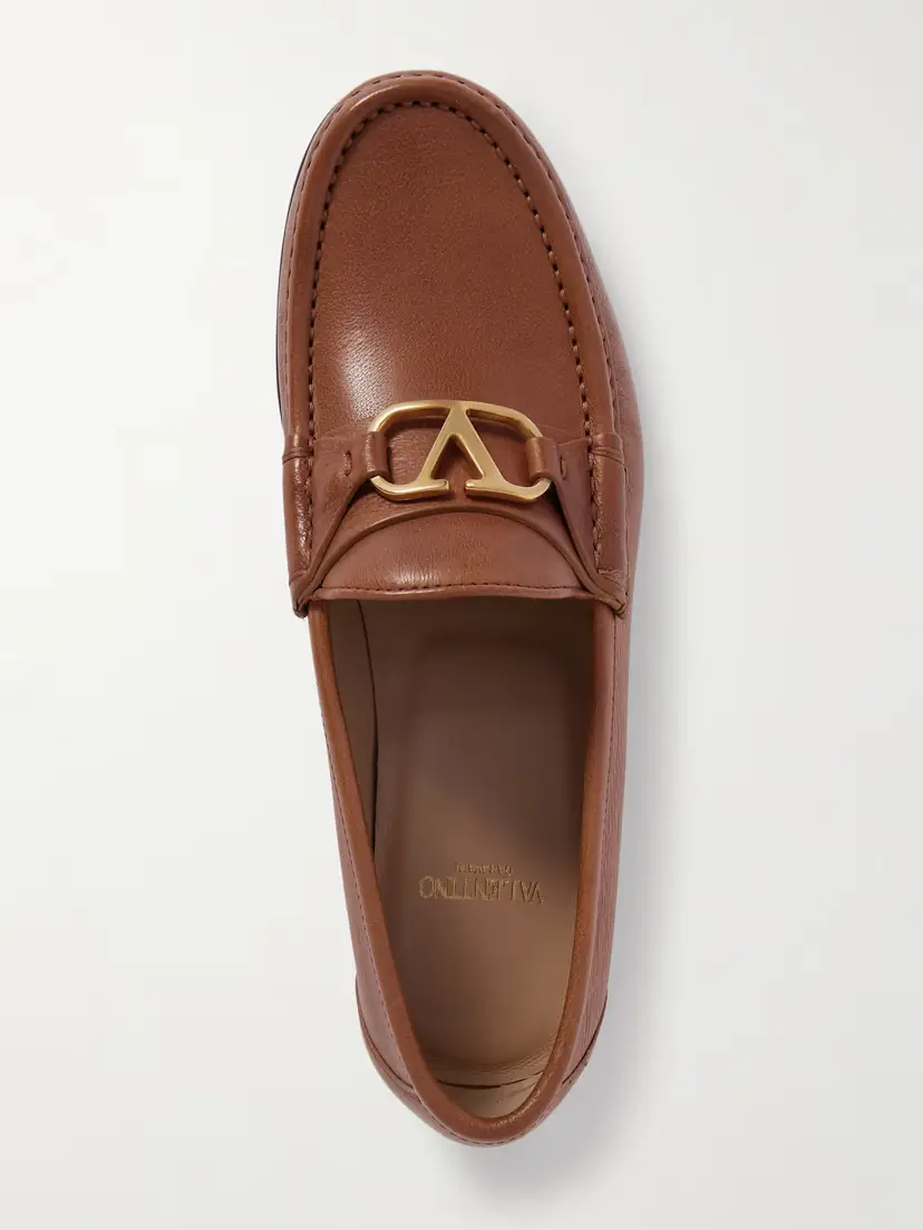 Valentino Garavani Vlogo Signature 20 Leather Loafers | Thumbnail 5