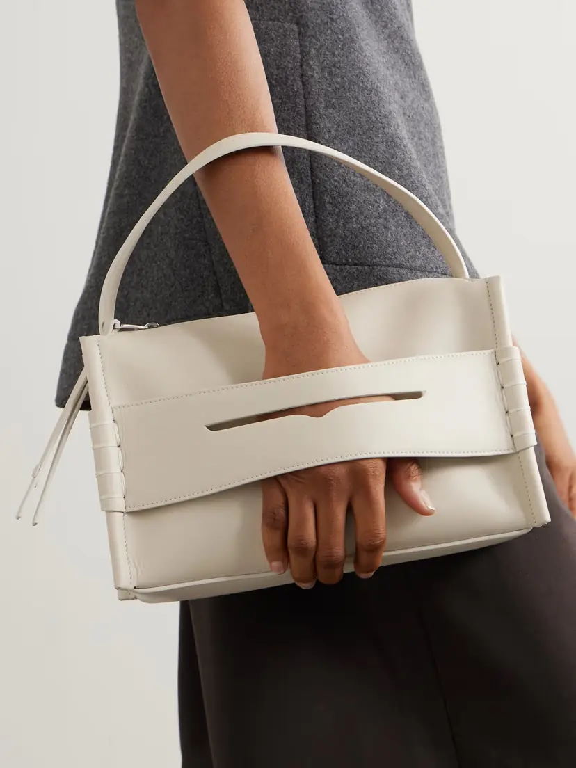 JW Anderson Loafer Embroidered Leather Shoulder Bag | Thumbnail 6 JW Anderson Loafer Embroidered Leather Shoulder Bag | Thumbnail 6