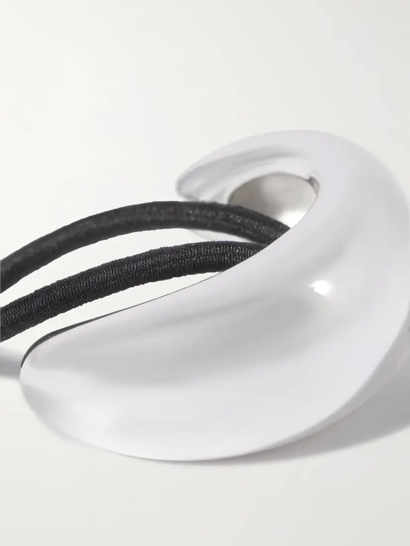 LIÉ STUDIO The Thea Silver-plated Hair Tie | Thumbnail 3 LIÉ STUDIO The Thea Silver-plated Hair Tie | Thumbnail 3