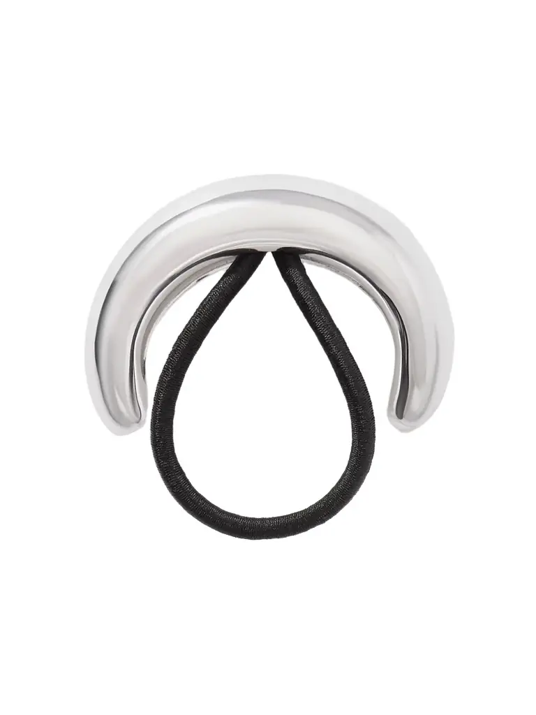 LIÉ STUDIO The Thea Silver-plated Hair Tie | Image 1 LIÉ STUDIO The Thea Silver-plated Hair Tie | Image 1