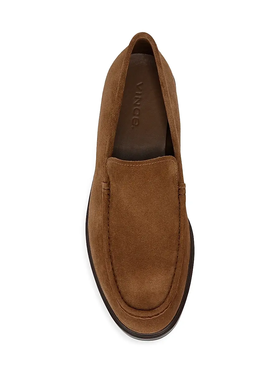 Vince Men's Rafael Suede Loafers | Thumbnail 4 Vince Men's Rafael Suede Loafers | Thumbnail 4