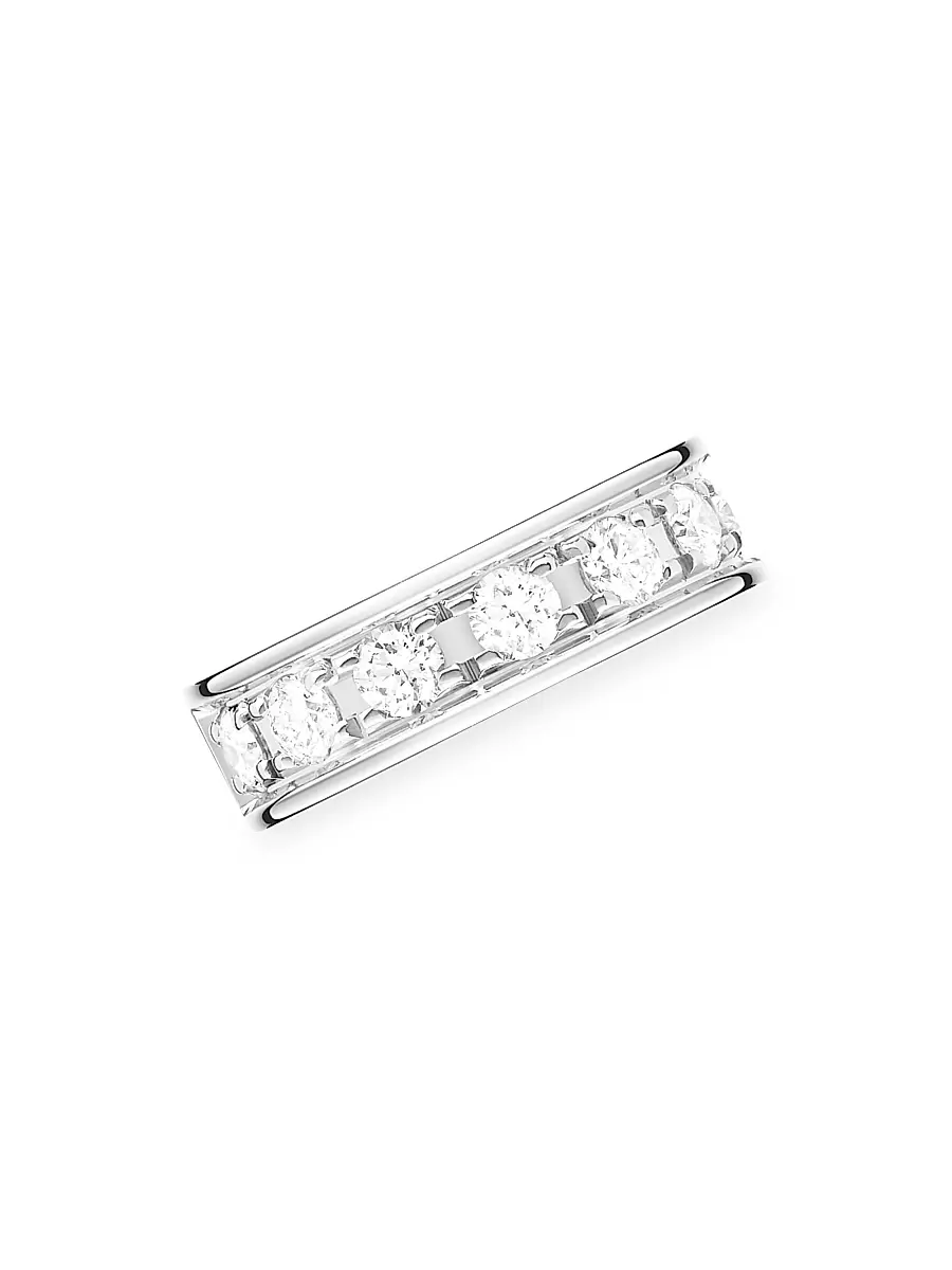Boucheron Women's Quatre Radiant Edition 18K White Gold & 0.14 TCW Diamond Single Earring - White Gold | Image 1 Boucheron Women's Quatre Radiant Edition 18K White Gold & 0.14 TCW Diamond Single Earring - White Gold | Image 1