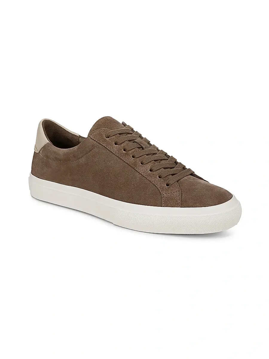 Vince Men's Fulton Suede Low-Top Sneakers | Thumbnail 2 Vince Men's Fulton Suede Low-Top Sneakers | Thumbnail 2