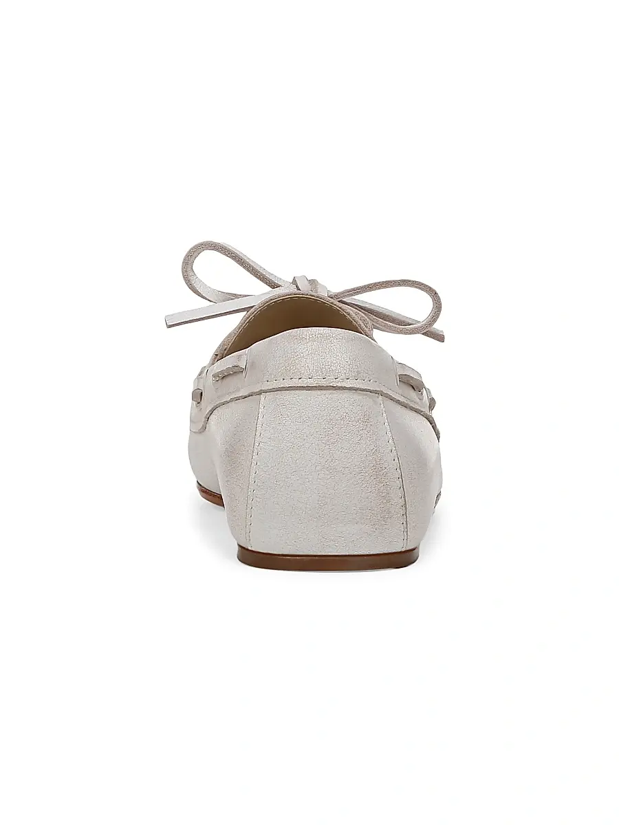 Vince Women's Marin Leather Boat Shoes | Thumbnail 3
