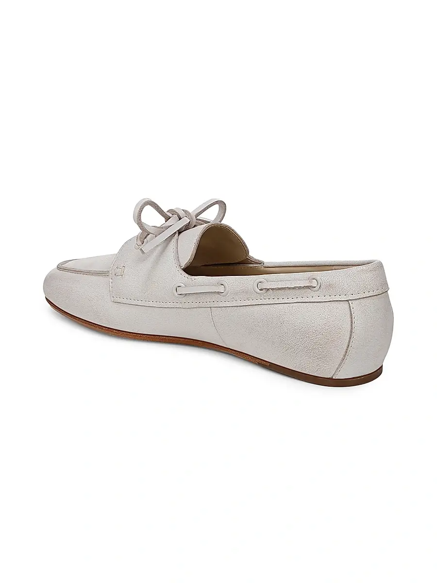 Vince Women's Marin Leather Boat Shoes | Thumbnail 8