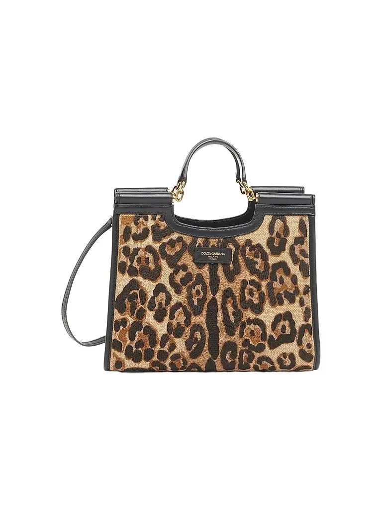 Dolce & Gabbana Women's Sicily Leopard Shopper Tote - Leopard | Image 1 Dolce & Gabbana Women's Sicily Leopard Shopper Tote - Leopard | Image 1