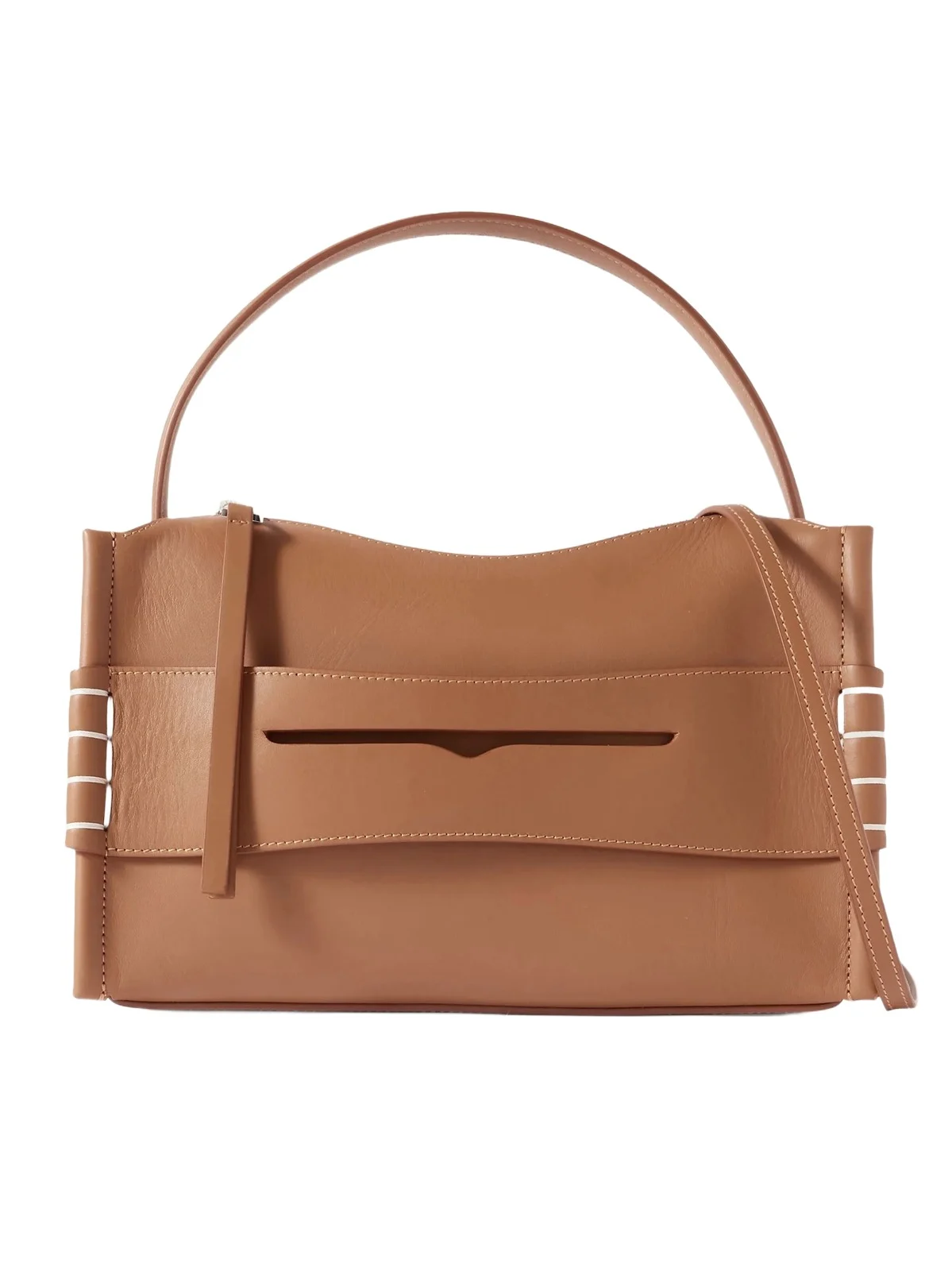 Loafer Embroidered Leather Shoulder Bag Loafer Embroidered Leather Shoulder Bag
