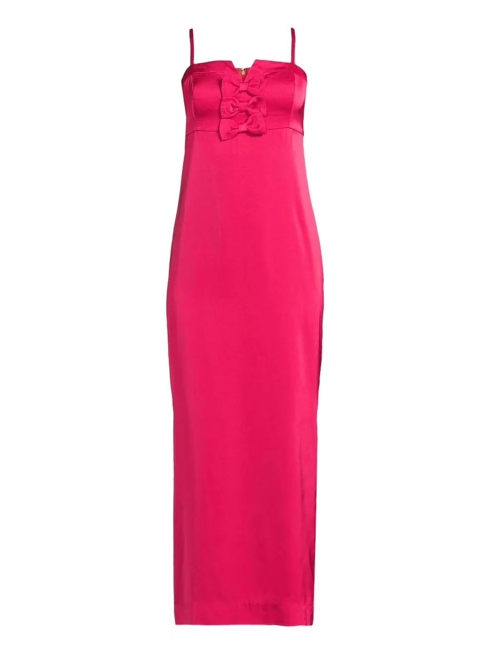 Women's Jean Bow Midi-Dress