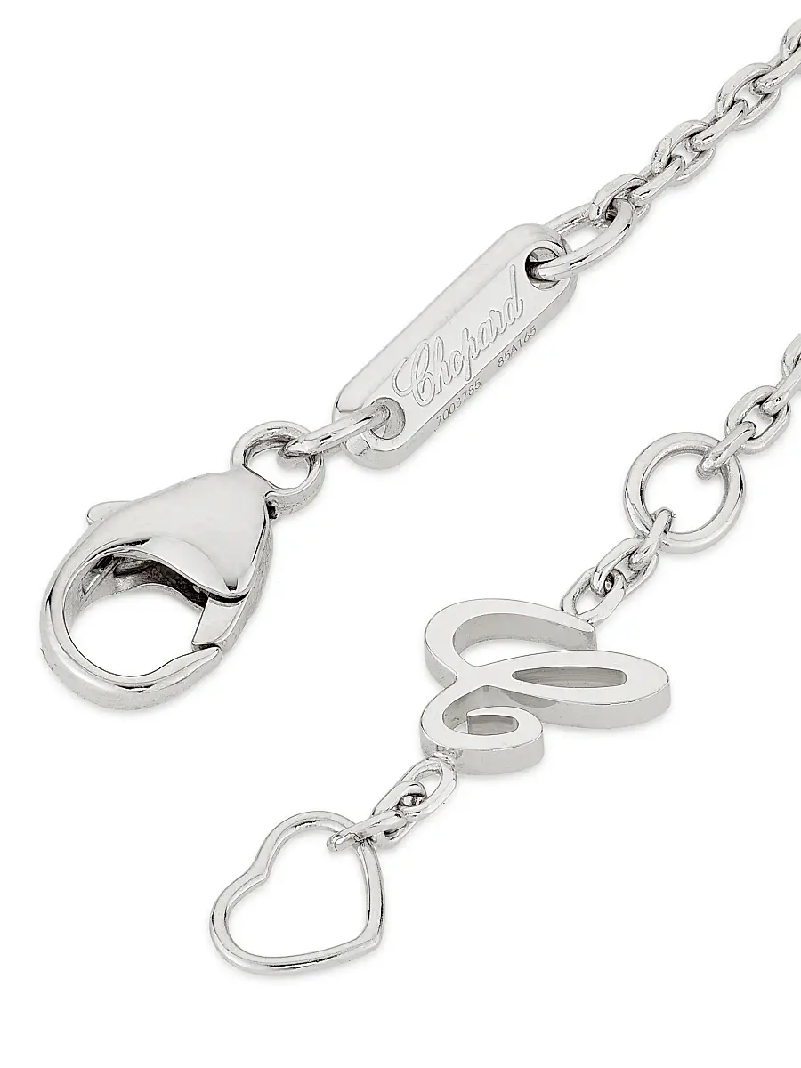 Chopard Women's LHeure Du Diamant 18K White Gold & 3.20 TCW Diamond Flower Bracelet - White Gold | Thumbnail 3 Chopard Women's LHeure Du Diamant 18K White Gold & 3.20 TCW Diamond Flower Bracelet - White Gold | Thumbnail 3
