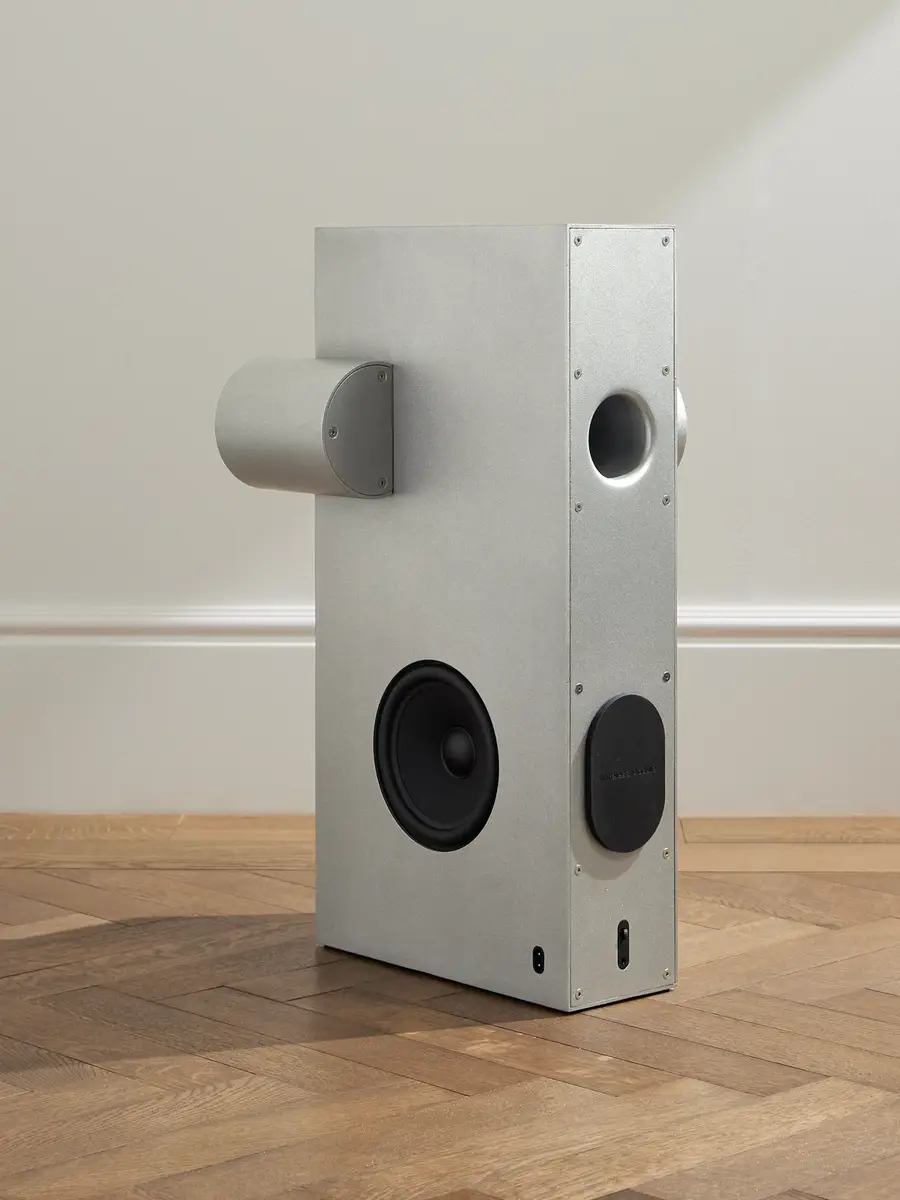 TRANSPARENT SPEAKER Brutalist Recycled-Aluminium Speaker - Men | Thumbnail 3 TRANSPARENT SPEAKER Brutalist Recycled-Aluminium Speaker - Men | Thumbnail 3